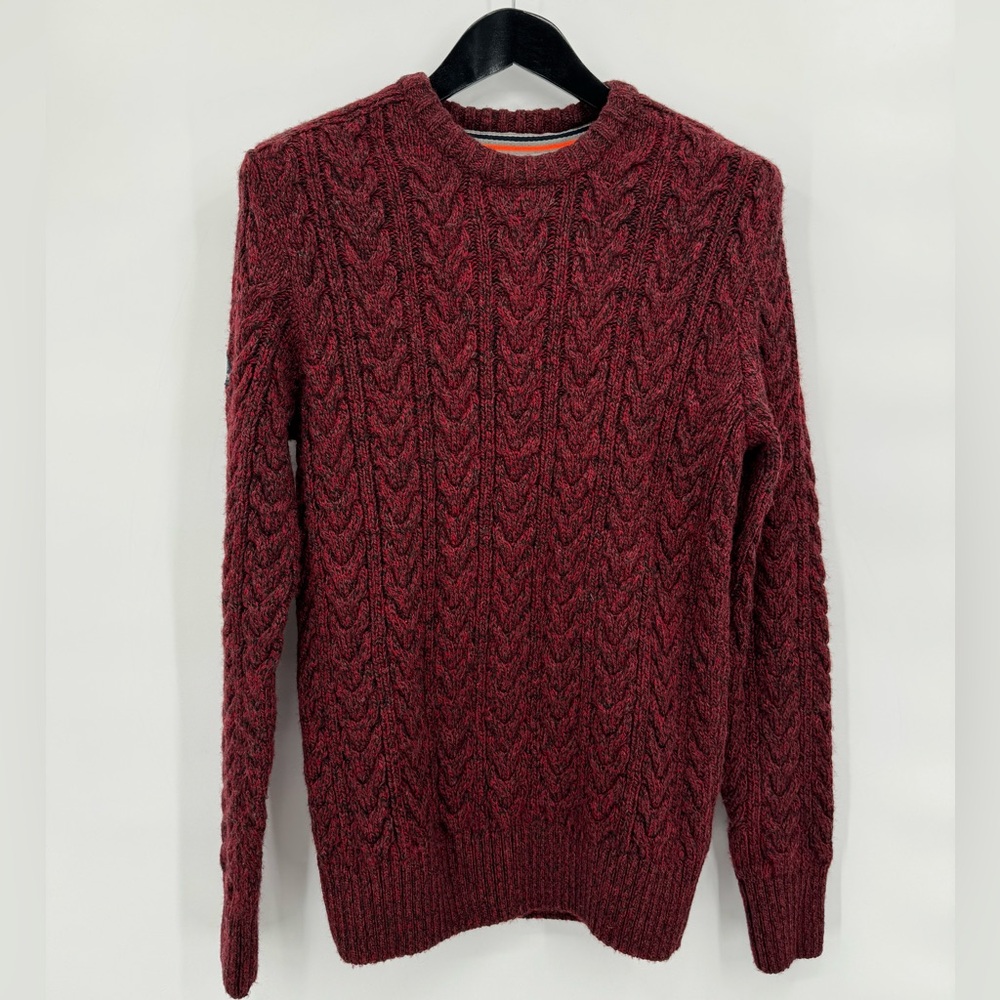 Superdry knitwear‎ edition pullover sweater men size medium wool acrylic